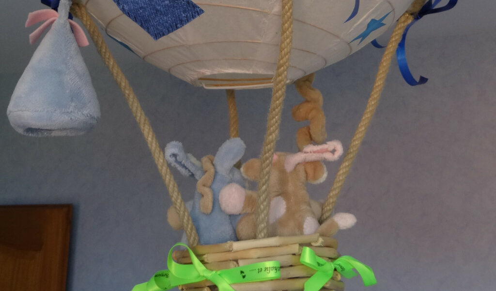 Décoration montgolfière enfant